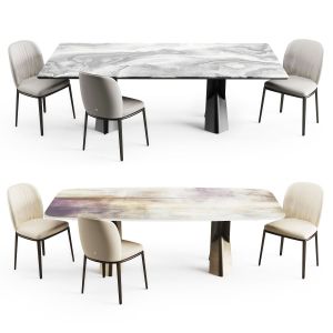 Cattelan Italia Mad Max Crystalart Table And Chris