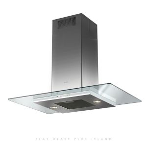 Elica Flat Glass Plus Island