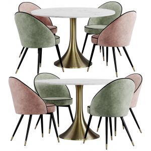 Eichholtz & La Forma Oria Dining Set