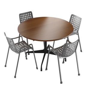 Vitra Landi Chair & Vitra Eames Segmented Tables D