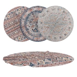 Round Rug Set 65