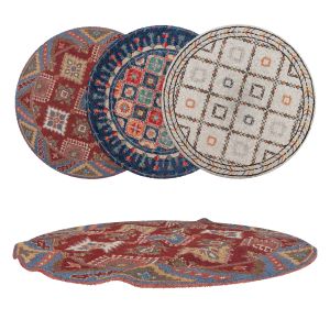 Round Rug Set 75