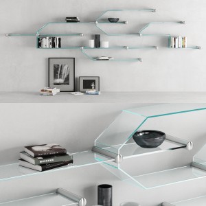 Transistor Glass Shelves