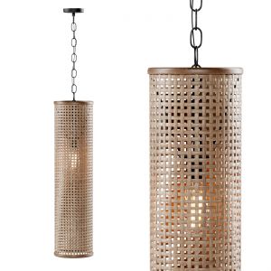 Hanging Rattan Lamp H700