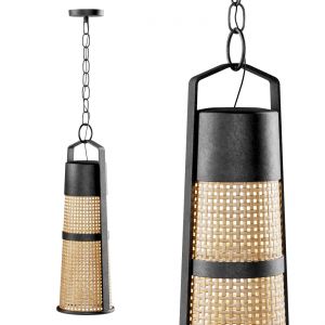 Hanging Rattan Lamp H400