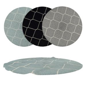 Round Rug Set 79