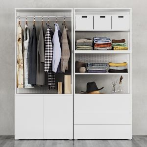 Ikea | Ophus Wardrobe 2-door And 3 Drawers