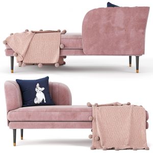 Kensington Chaise Rose Pink