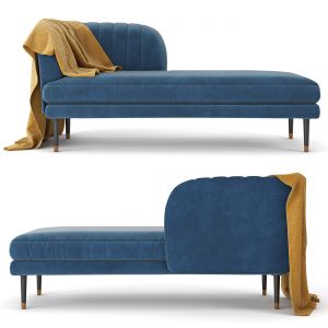 Kensington Chaise Navy