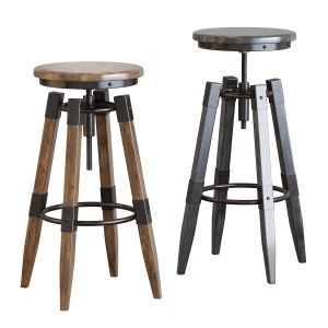 By-lyj Bar Stool Industrial Vintage Metal