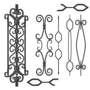 Wrought Iron Panel No.06