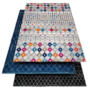 Clair Geometric Gray Area Rug