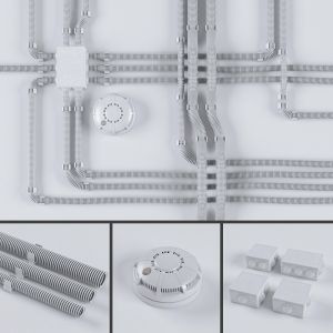 Set Of Wires For Electrical Wiring In Corrugation