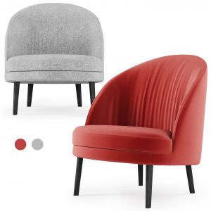 Jules Armchair By Arflex (red and gray)