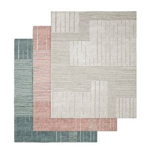 Painted Mixed Stripes Rug