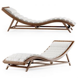 Wooden Chaise Lounge