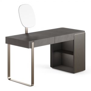 Fendi Icon Lady Desk (charcoal Fiddleback Sycamor)