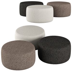 Spool Fabric Ottoman | Kardiel | Boucle