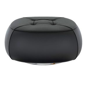 Lepli Leather Pouf