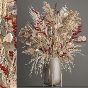 Decorative Bouquet Of Dried Flowers 204