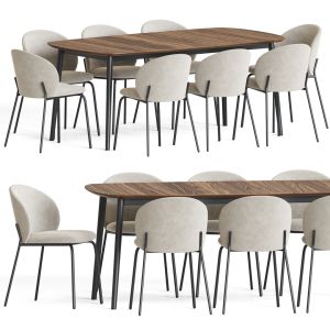 Princeton Chair Kingston Table Dining Set