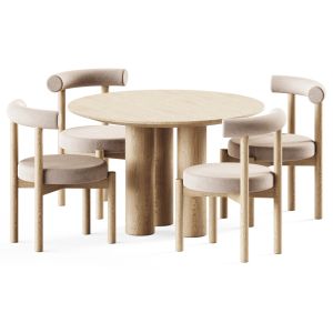 Dining Set Dame Chair And Mojave Table By Lulu And