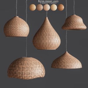 Rattan Pendant Lights 01