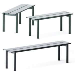 Linear Steel Bench By Muuto