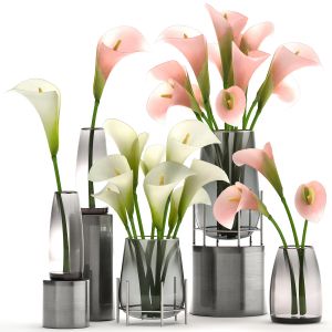 Calla Flower Bouquet In A Vase 114