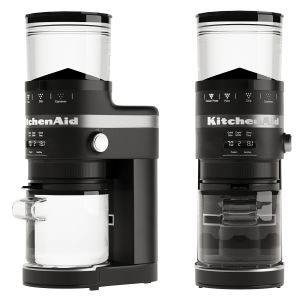 Kitchenaid Burr Coffee Grinder In Matte Black Max