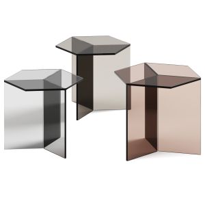 Isom Tall Multicolor Side Table