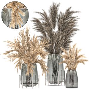 Bouquet Of Dried Flowers In A Vase 102