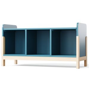 Rue 3-cube Low Bookcase