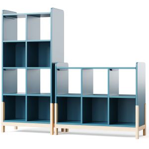 Rue 6-cube Low & 8-cube Bookcase