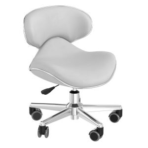 Salon Smart Ergonomic Pedicure Stool Grey