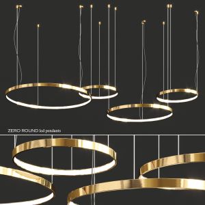 Zero Round Ring Pendant By Panzeri