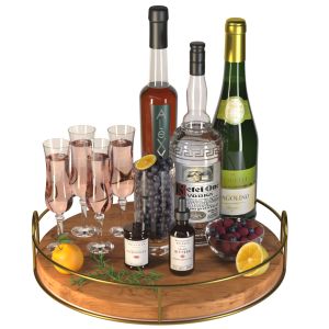 Alcoholic Champagne Set