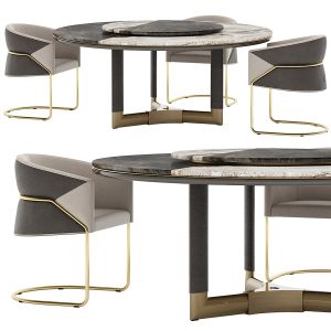 Visionnaire Morgan-bonnie Starlight Dining Set