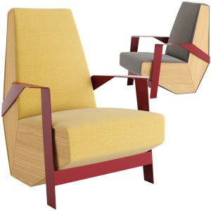 Silver Lake Moroso Armchair With Wooden Sides