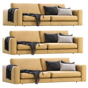 Sofa  Nuvola Leather Dienne Salotti