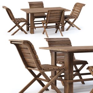 Eric Wooden Outdoor Furniture Set V2 By Bpoint