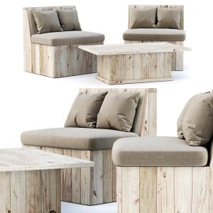 Eric Wooden Outdoor Furniture Set V5 By Bpoint