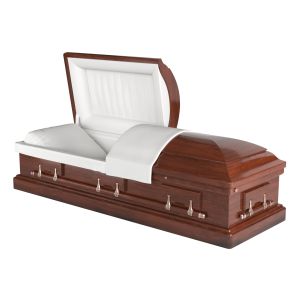 Opened Wooden Coffin