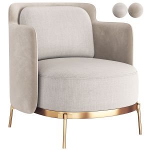 Minotti Tape Armchair Ottoman