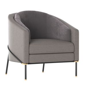 Minotti Fil Noir Fauteuil