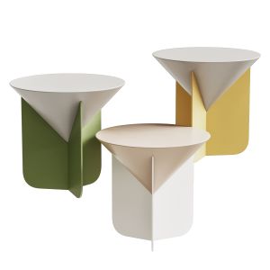 Cone White And Green Side Table By Matteo Zorzenon