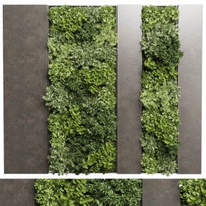 Vertical Wall Garden With Wooden Frame Set Of Wa