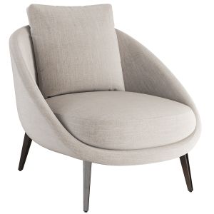 Lido Fabric Armchair Minotti