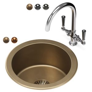 Officine Top Mounted Round Sink