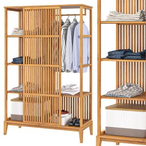 Ikea Nordkisa Wardrobe - Bamboo